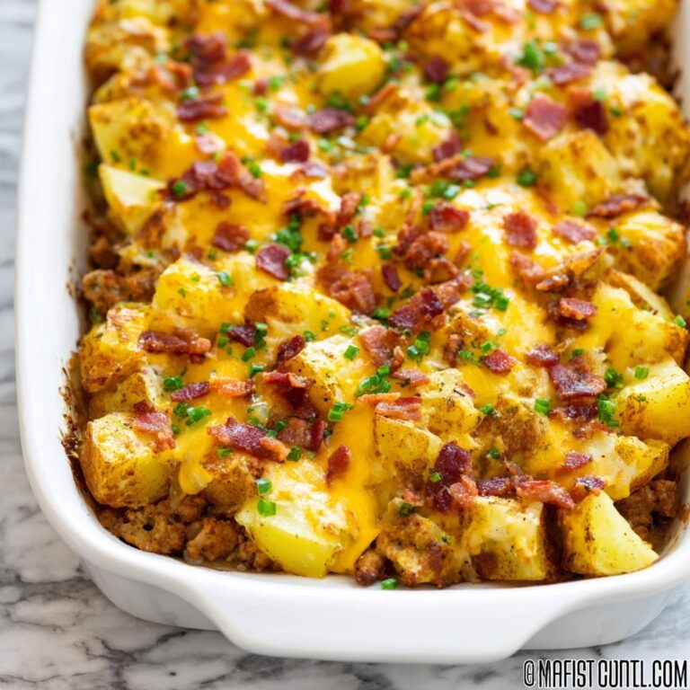 Loaded Chicken and Potato Casserole Recipe