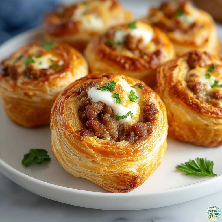 Rotel Sausage & Cream Cheese Crescents Recipe