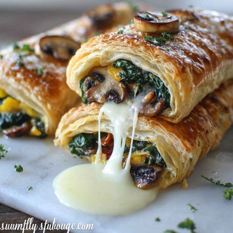 Cheesy Baked Vegetable Rolls Recipe