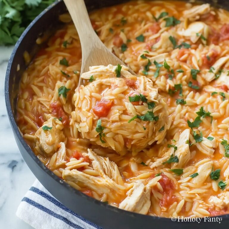 Creamy Tomato Orzo with Chicken Recipe