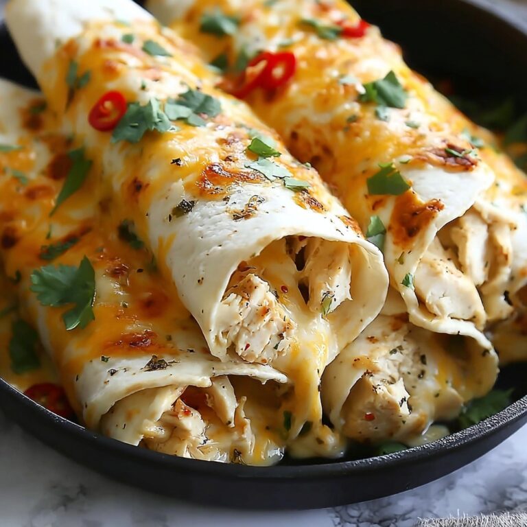 Cheesy Garlic Chicken Wraps Recipe