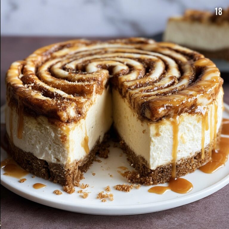 Cinnamon Roll Honeybun Cheesecake Recipe