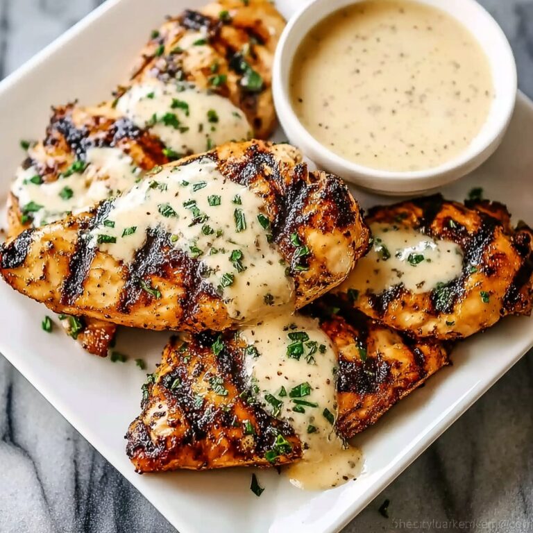 Grilled Cajun Chicken with Alabama White Sauce Recipe