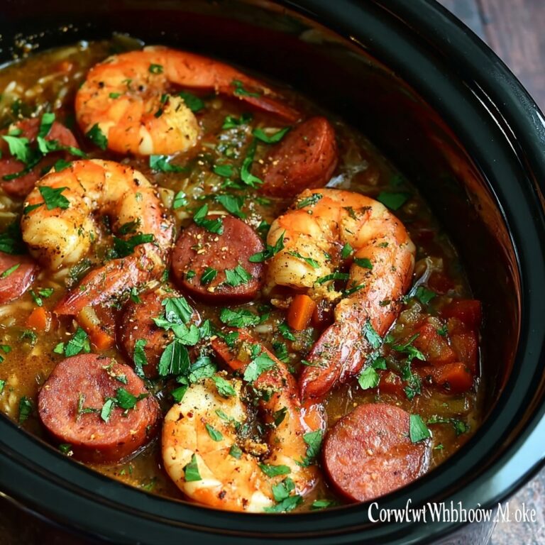 Slow Cooker Jambalaya with Shrimp and Sausage Recipe