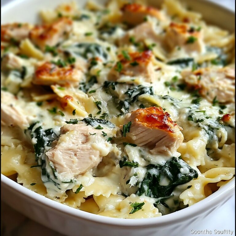 Creamy Chicken and Spinach Casserole Recipe