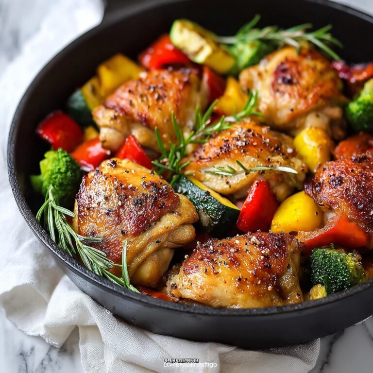 Healthy Chicken and Vegetable Skillet Recipe