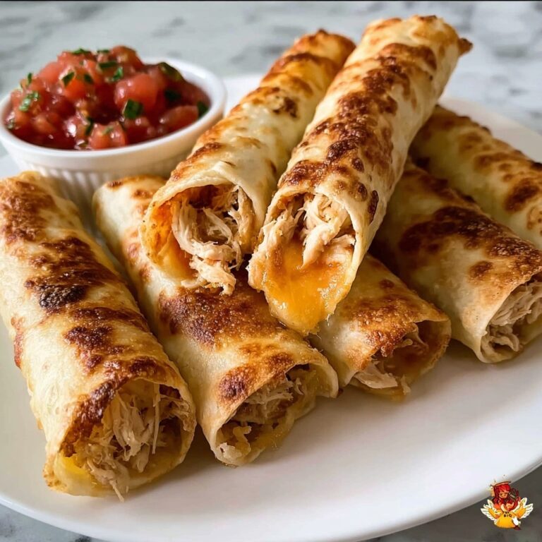 Crunchy Oven-Baked Chicken Taquitos: 5 Joyful Bites to Savor Recipe