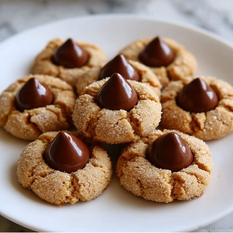 Christmas Peanut Butter Blossoms Recipe