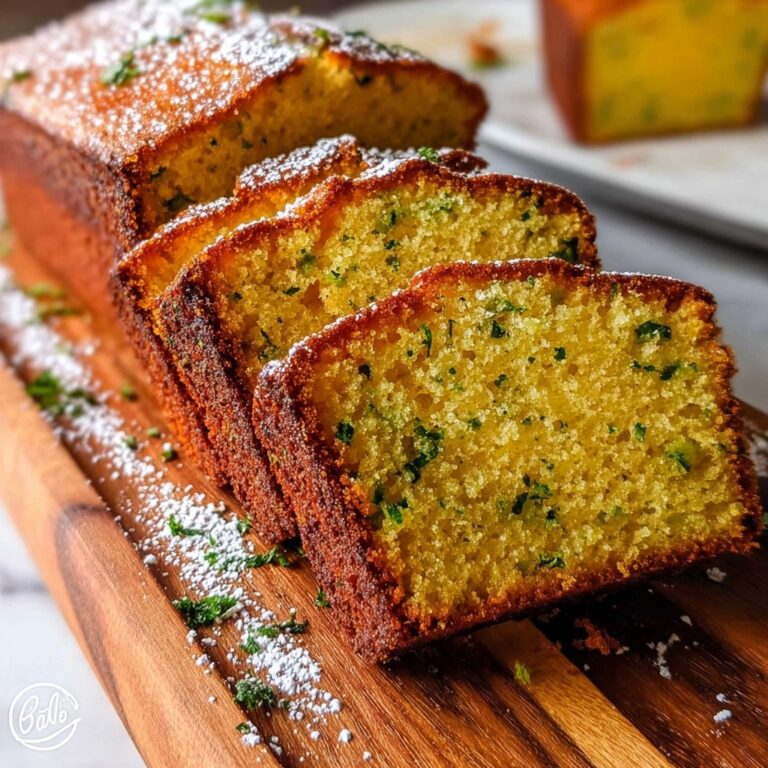 Basil Sugar Pound Cake Recipe