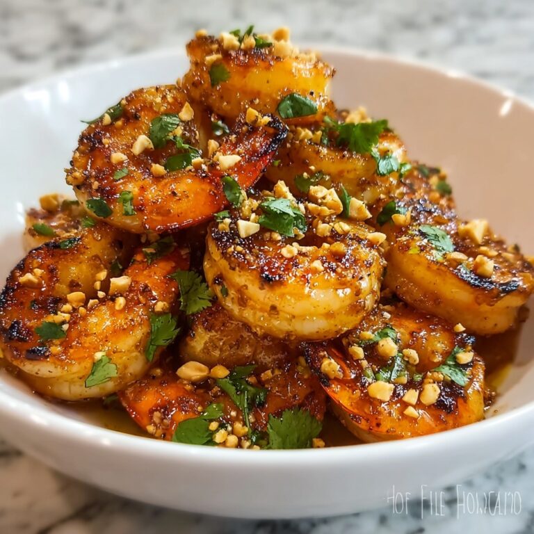 Pan-Seared Shrimp with Peanuts and Lime Recipe