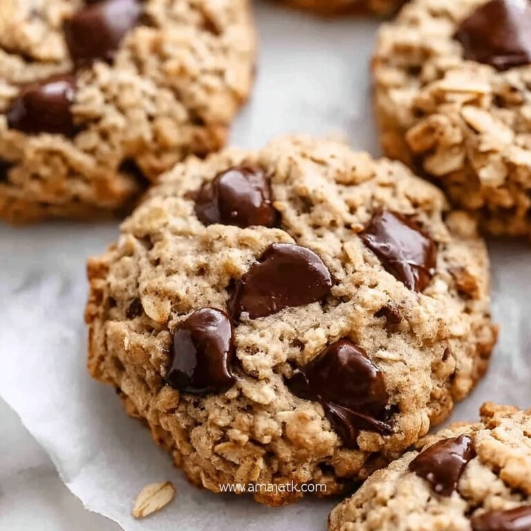 Healthy No-Sugar, No-Flour Cookies with Bananas, Oats, and Chocolate Recipe