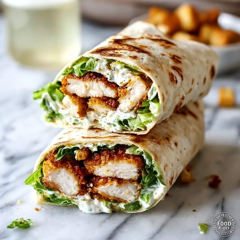 Chicken Caesar Wraps Recipe