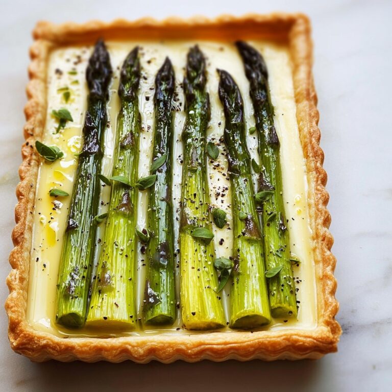 Asparagus and Goat Cheese Tart Recipe