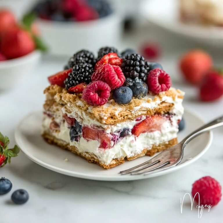 The Best Summer Berry Lasagna Recipe