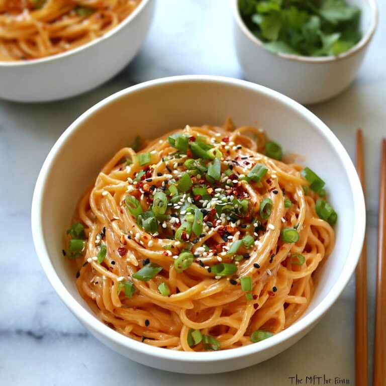 Creamy Peanut Butter Ramen Noodles Recipe