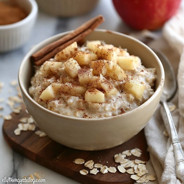 Cinnamon Apple Oatmeal Bowl Recipe